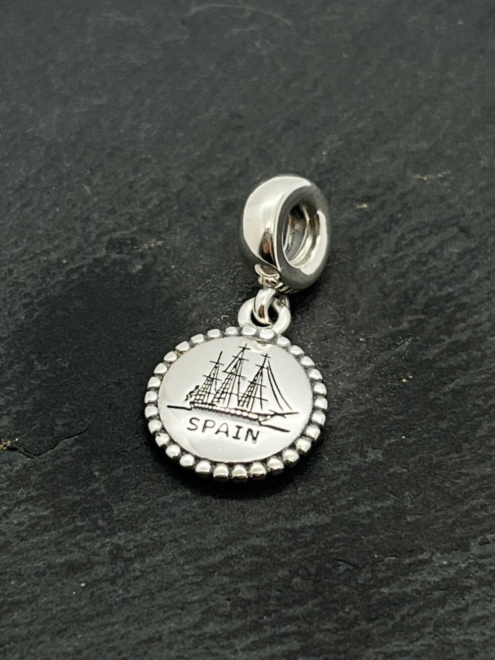 Pandora Spain Exclusive Charm Pendant Sterling Silver Dangle Charm Jewelry